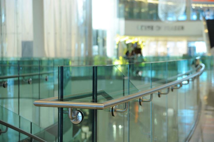 laminated safety glass for railing